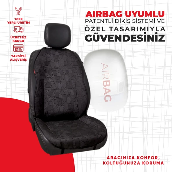 Siyah Cam Kırığı Jakar Dokuma Minder - Resim 2