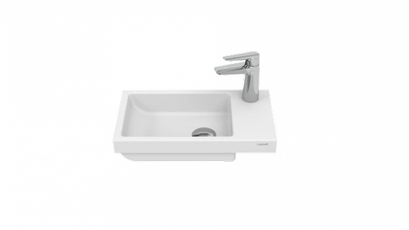 Creavit TP025 Elmas Lavabo 45cm Beyaz - Resim 2