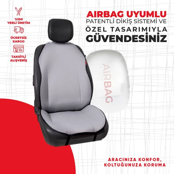 Gri Custom Jakar Dokuma Minder - Resim 2