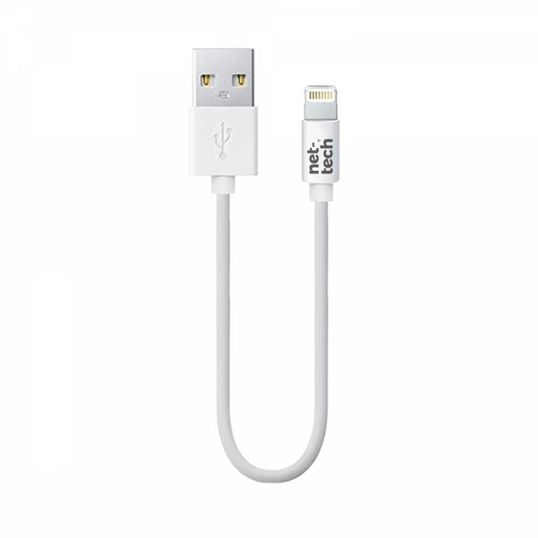 Nettech NT-26 Plastik 20 Cm Lightning Şarj ve Data Kablosu NT-27419 ürün görseli