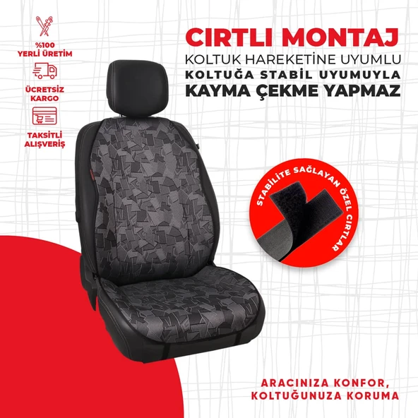 Füme Cam Kırığı Jakar Dokuma Minder - Resim 3