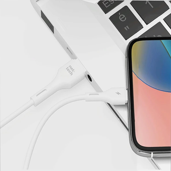 Nettech NT-DC07 3.4A Plastik 100 Cm Type-C Şarj ve Data Kablosu NT-DC07 - Resim 2