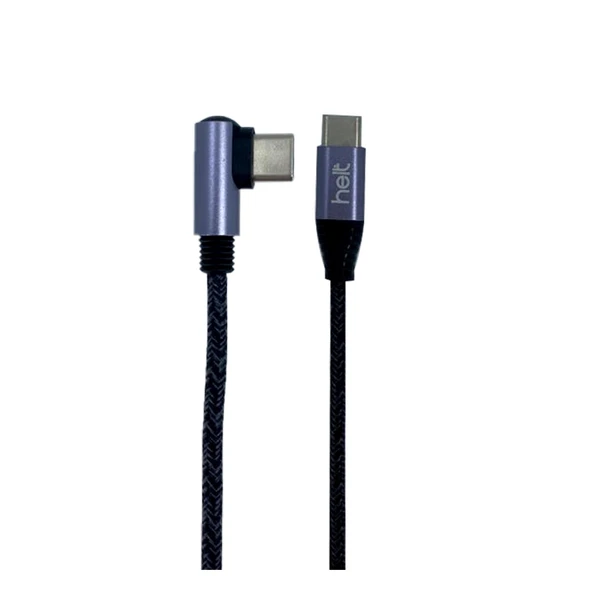 Helt HT-DC13 PD 45W İp Örgü 100 Cm Type-C To Type-C Şarj ve Data Kablosu NT-31291 ürün görseli