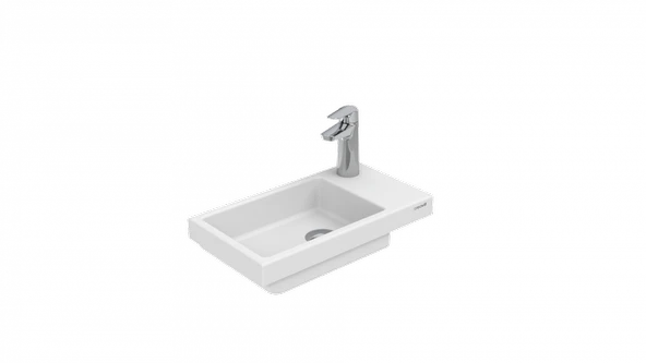 Creavit TP025 Elmas Lavabo 45cm Beyaz ürün görseli