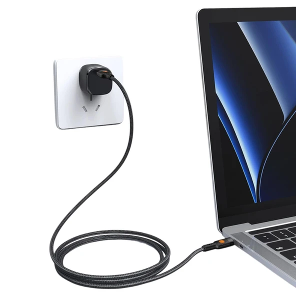 Nettech NT-DC31 18W Plastik 100 Cm Type-C Şarj ve Data Kablosu NT-108293 - Resim 2