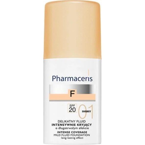 Pharma-ceris Yumuşak Sıvı Fondöten Spf 20 /01 Ivory Yoğun Kapatıcı 30 ml