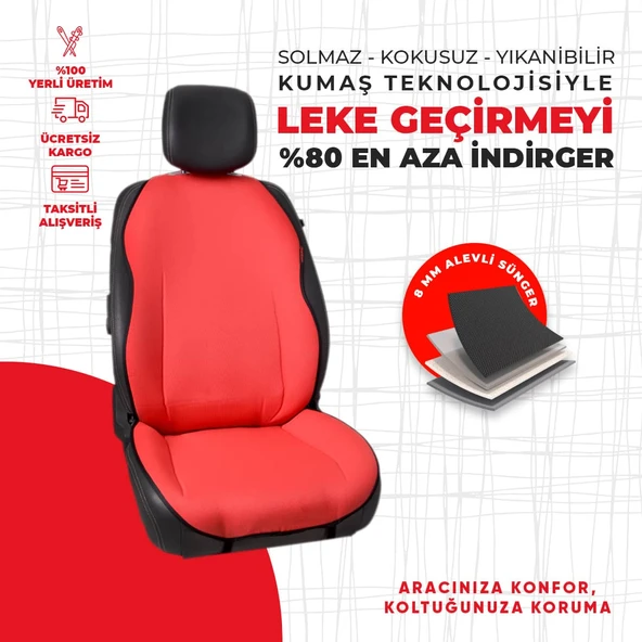 Kırmızı Custom Jakar Dokuma Minder - Resim 4