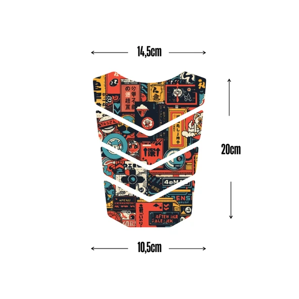 Universal Renkli Tank Pad (R-U-2) - Resim 2