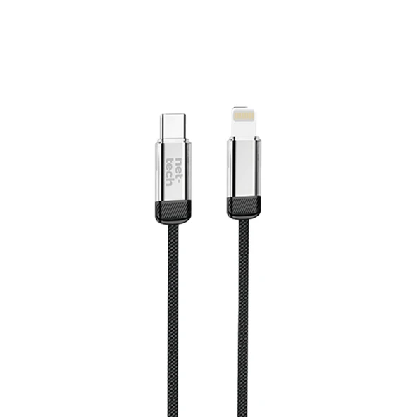 Nettech NT-DC46 30W Plastik 100 Cm Type-C To Lightning Şarj ve Data Kablosu NT-108317 ürün görseli