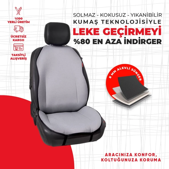 Gri Custom Jakar Dokuma Minder - Resim 4