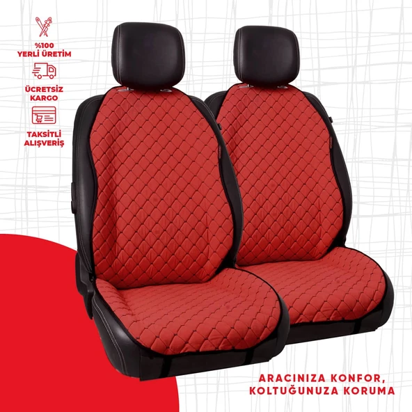 Siyah Kapitone Kırmızı Nubuk Dokuma ürün görseli