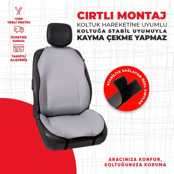 Gri Custom Jakar Dokuma Minder - Resim 3