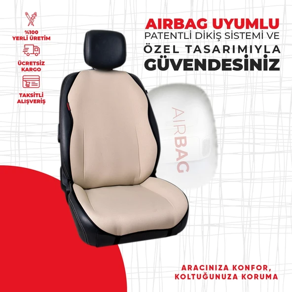 Bej Custom Jakar Dokuma Minder - Resim 2