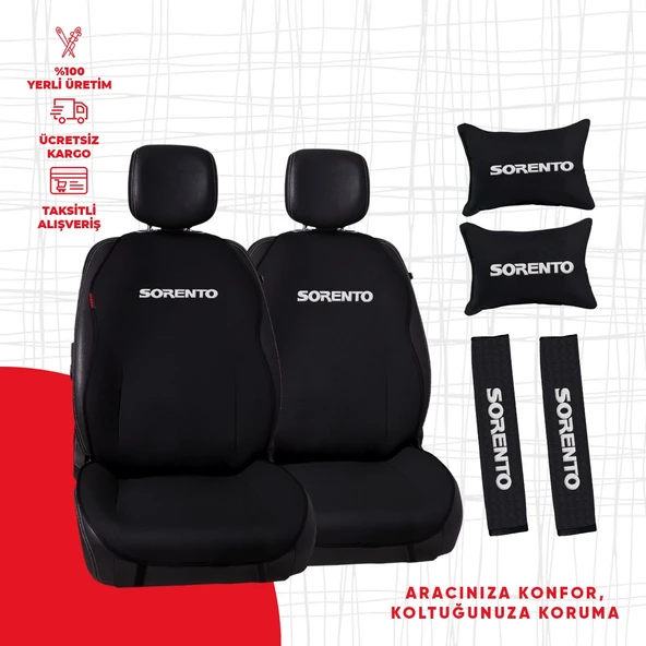 Kia Sorento Nakışlı Minder Seti ürün görseli