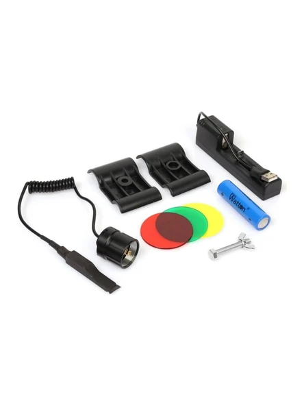 Watton WT-204 El ve Tüfek Feneri (Sarı) 1300 Lümen - Resim 5