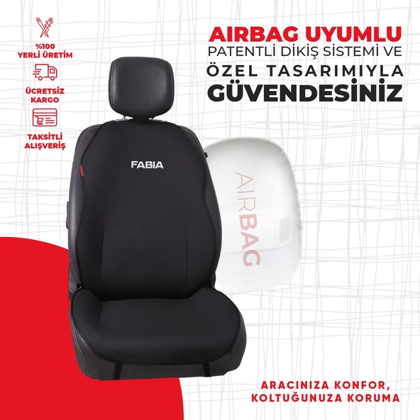 Skoda Fabia Nakışlı Minder - Resim 2