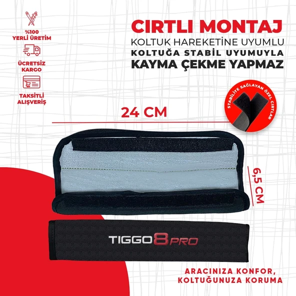 Chery Tiggo 8 Pro Nakışlı Yastık Seti - Resim 3