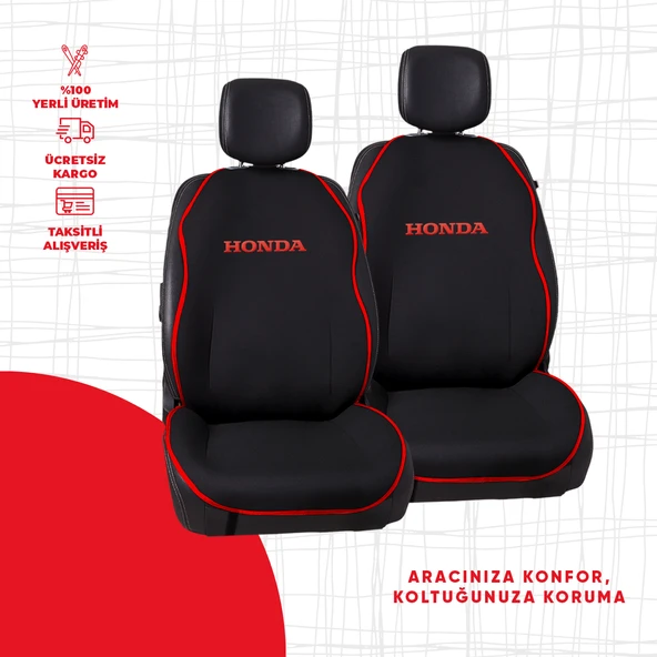Kırmızı Biyeli Kırmızı Honda Nakışlı Minder ürün görseli