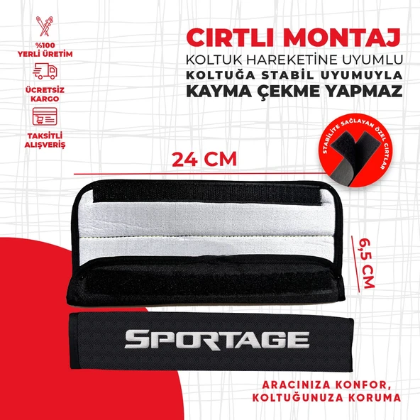 Kia Sportage Nakışlı Yastık Seti - Resim 3