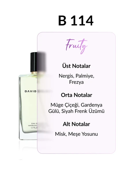 David Walker B114 Fragaria 50 ml Kadın Parfüm | Fruity ürün görseli