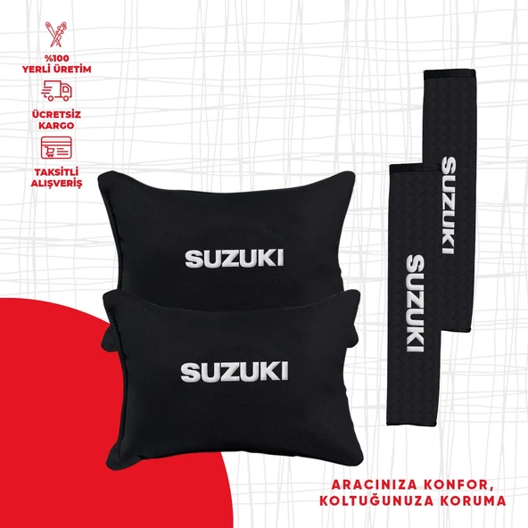 Suzuki Nakışlı Yastık Seti ürün görseli
