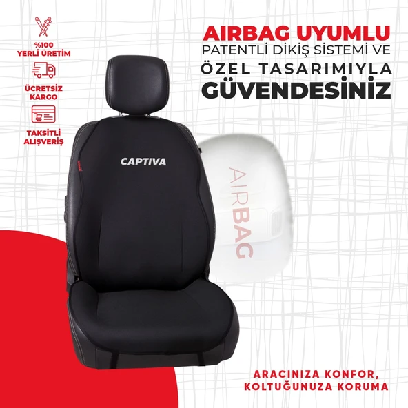 Chevrolet Captıva Nakışlı Minder - Resim 2