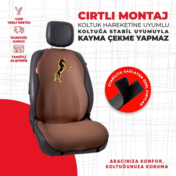 Kahverengi At Desenli Minder - Resim 3