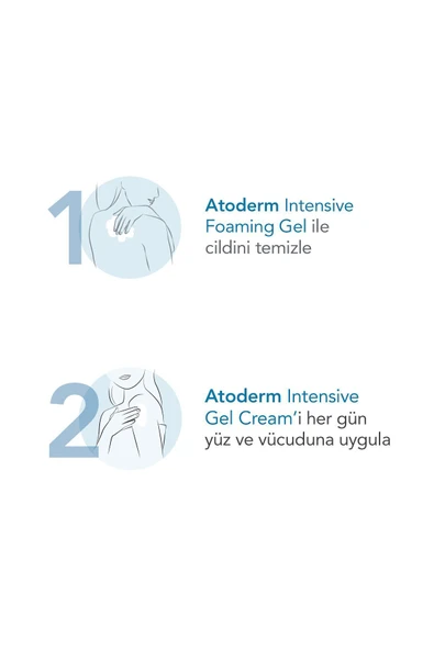 Atoderm Intensive Gel-Cream Çok Kuru Atopi Eğilimli Cilt Yatıştırıcı Jel Krem Niasinamid 200 mL - 6