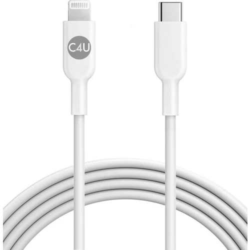 C4U Lightning to Type-C Apple iPhone Data ve Şarj Kablosu 1 metre - Beyaz ürün görseli