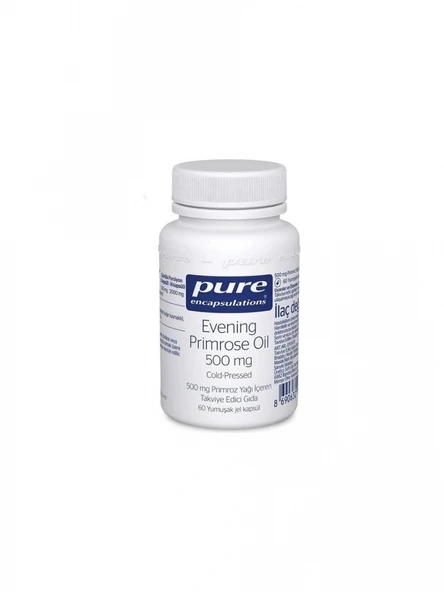 Pure Encapsulations Ev ening Primrose Oil 500 mg 60 Yumuşak Jel Kapsül ürün görseli