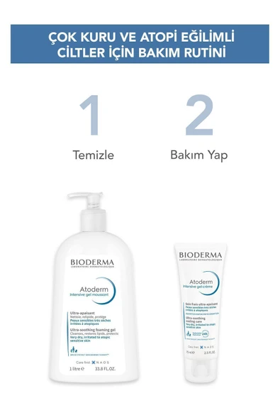 Atoderm Intensive Gel-Cream Çok Kuru Atopi Eğilimli Cilt Yatıştırıcı Jel Krem Niasinamid 75 ml - 7