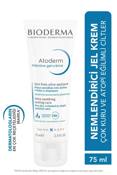 Atoderm Intensive Gel-Cream Çok Kuru Atopi Eğilimli Cilt Yatıştırıcı Jel Krem Niasinamid 75 ml