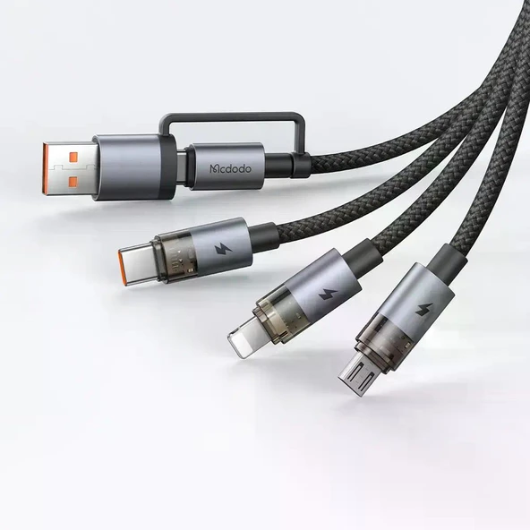 Mcdodo CA-2771 60W Typec Typec Şarj ve Data Kablo 1.2Mt - Siyah - Resim 2