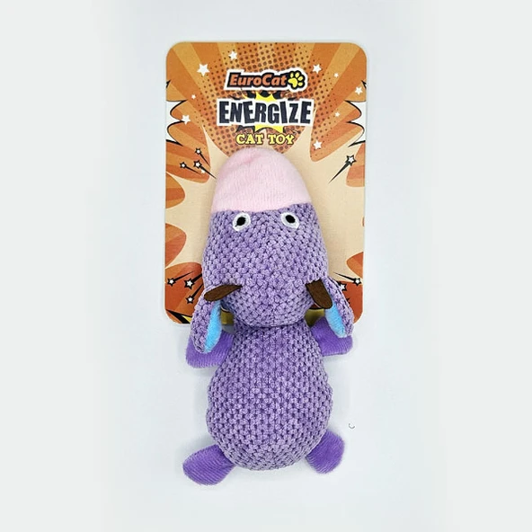 EuroCat Kedi Oyuncağı Mor İnek ürün görseli