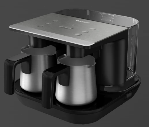 Arçelik TKM 9961 G Telve Gri İkili Türk Kahve Makinesi - 2