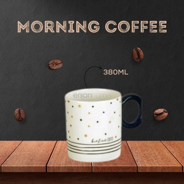 Tohana Porselen Kupa 380ML Desen4 ürün görseli 1