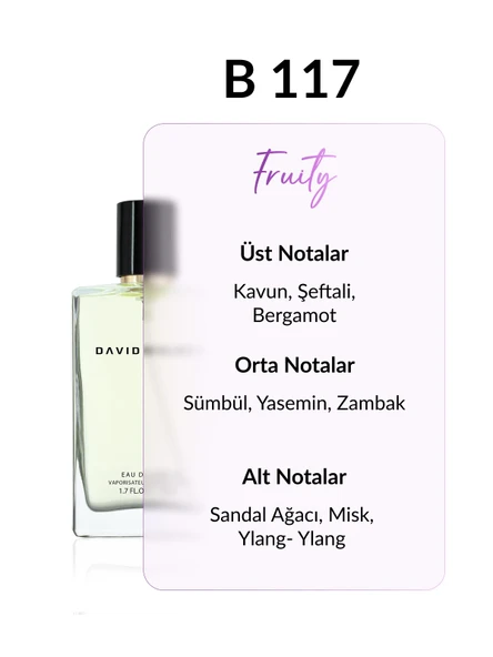 David Walker B117 Batacian 50 ml Kadın Parfüm | Fruity ürün görseli 1