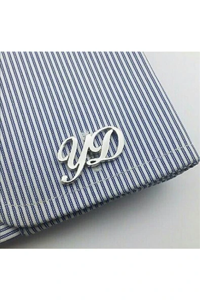 El Yazısı Harf Kol Düğmesi