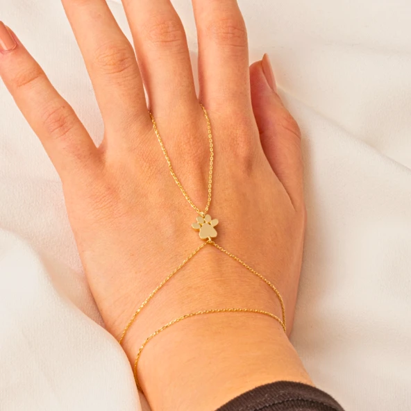 Altın Şahmeran - 14 Ayar Altın Kişiye Özel İsim Yazılabilir Pati Şahmeran