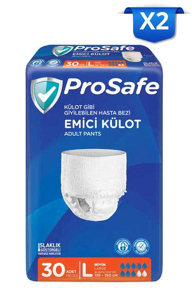 Yetişkin Emici Külot Büyük (L) 30'lu X2 ürün görseli