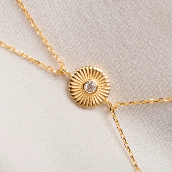 Altın Şahmeran - 14 Ayar Altın 0.10 Karat Güneş Işıltı Model Şahmeran - 8