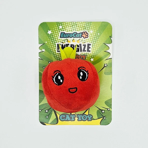 EuroCat Kedi Oyuncağı Peluş Domates ürün görseli