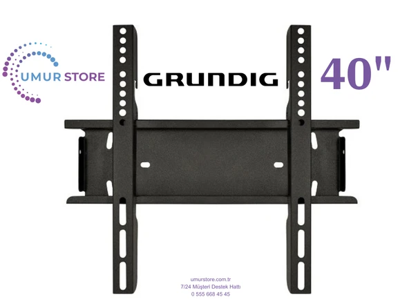 Grundig 40GJF6500B 40inc 100 cm FHD Google Smart 32”, 39”, 40” Uyumlu Lcd Led TV Sabit Duvar Askı Aparatı ürün görseli