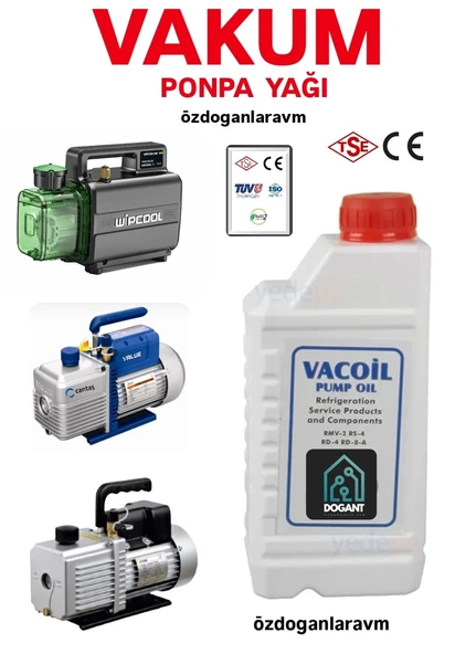 Vakum Pompası İçin Mineral Yağ, Vakum Pompası Yağı 1 Lt, Oil Yağı ürün görseli