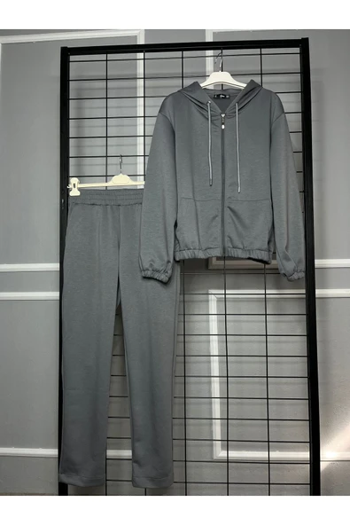 DMN Duble paça ipli eşofman takımı