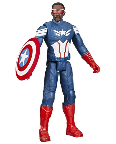 Captain America Brave New World Titan Hero Serisi Aksiyon Figürü 30cm F9276 - Resim 2