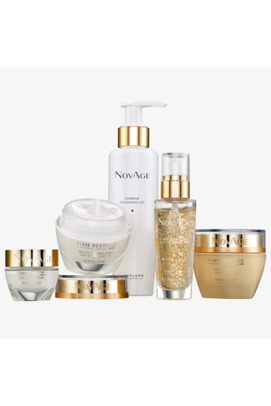 Oriflame Novage Novage Time Restore Yaşlanma Karşıtı Cilt Bakım Seti