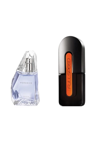 AVON Perceive Kadın ve Full Speed Erkek Parfüm Seti 125 ml