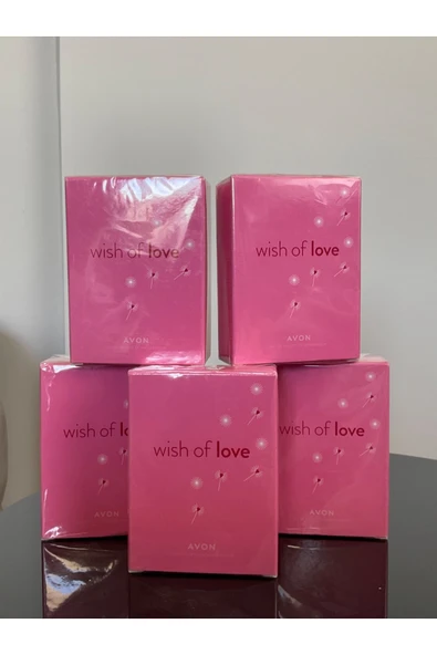 AVON Wish Of Love Kadin Parfum Edt 50 Ml x 5 adet