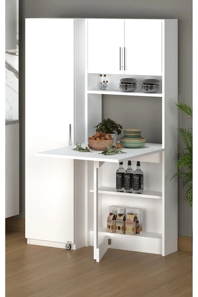 BOZCA KATLANIR MASALI ÇOK AMAÇLI KİLER DOLABI ürün görseli